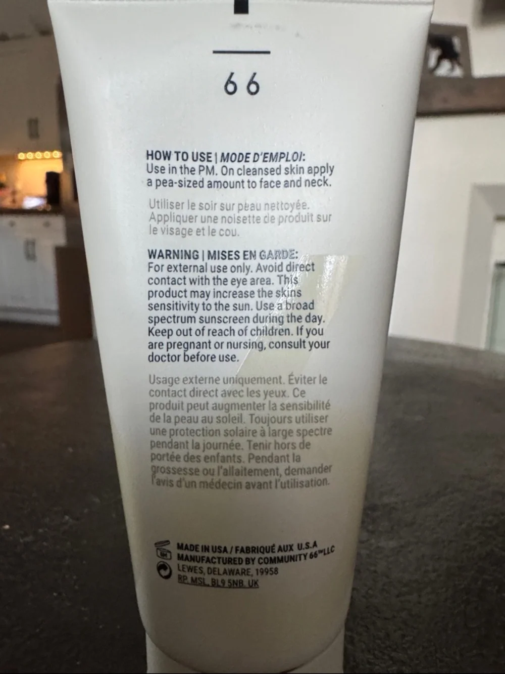 Community Sixty-Six Resurfacing Night Cream - Picture 2 of 2